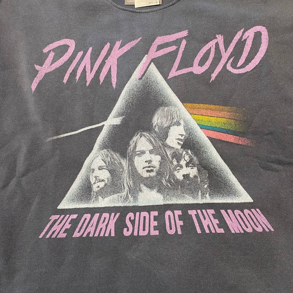 Pink Floyd crop sweatshirt